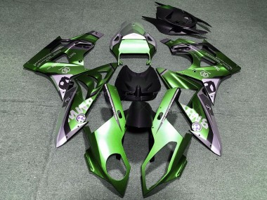 Carénages Moto BMW S1000RR 2017-2018 - Vert Noir Violet Clair