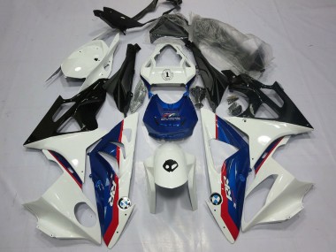 Carénage Moto BMW S1000RR 2009-2014 - Blanc Rouge Bleu Noir Brillant