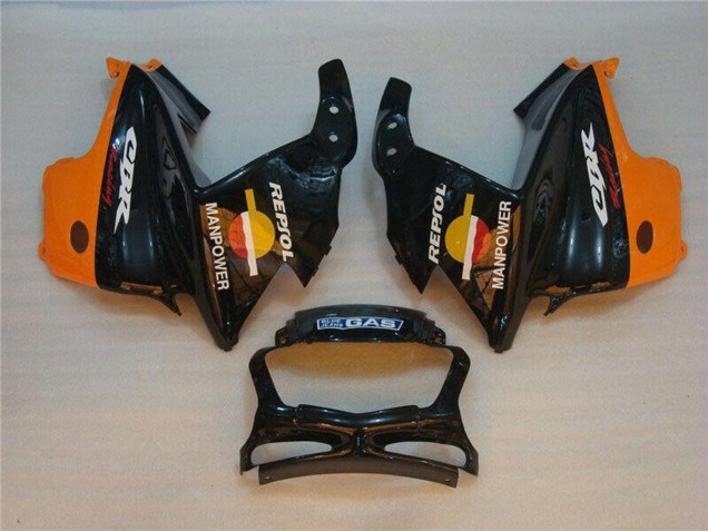 Carénages Moto Honda CBR600 F3 1995-1996 - Orange Blanc Rouge Noir Brillant Repsol