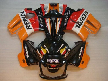 Carénages Moto Honda CBR600 F3 1995-1996 - Orange Blanc Rouge Noir Brillant Repsol