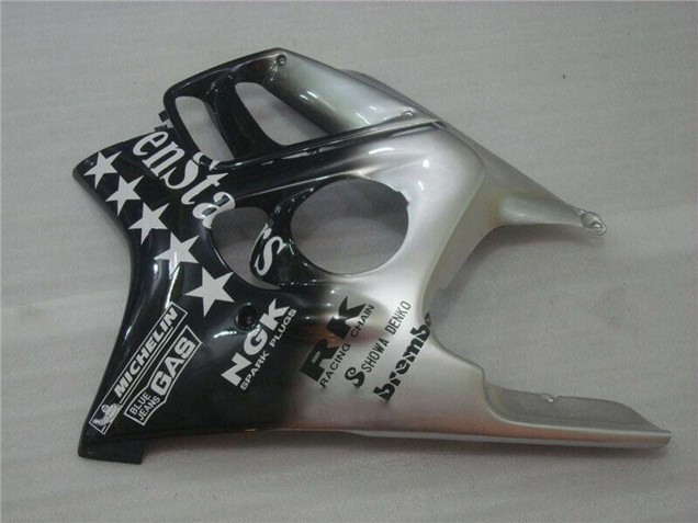 Carénages Moto Honda CBR600 F3 1995-1996 - Argent Noir Brillant SevenStars