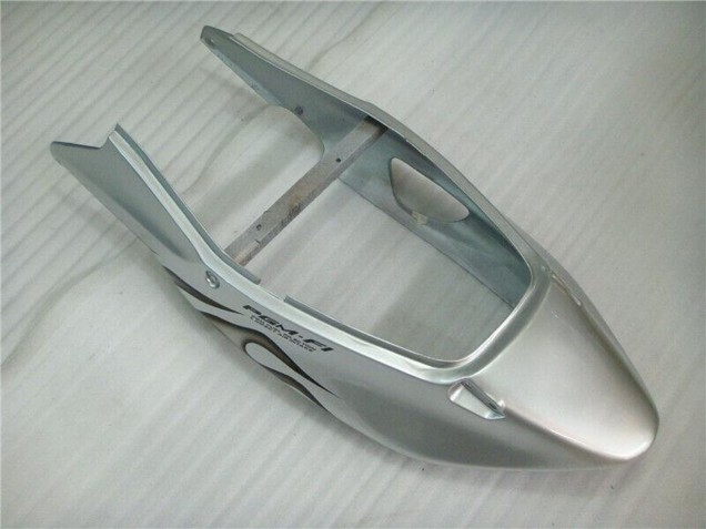 Carénage Moto Honda CBR1100XX Blackbird 1996-2007 - Argent Noir Flamme