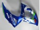 Carénages Moto Suzuki GSXR 600/750 2008-2010 - Bleu Blanc Vert Noir
