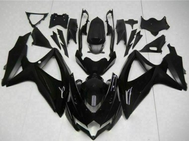 Carénages Moto Suzuki GSXR 600/750 2008-2010 - Noir Brillant Noir Mat