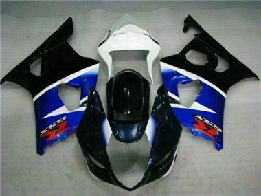 Carénages Moto ABS Suzuki GSXR 1000 2003-2004 - Blanc Bleu Noir Brillant Rouge