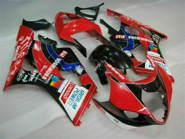 Carénages Moto Suzuki GSXR 1000 2003-2004 - Rouge Noir Bleu Yoshimura