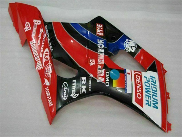 Carénages Moto Suzuki GSXR 1000 2003-2004 - Rouge Noir Bleu Yoshimura
