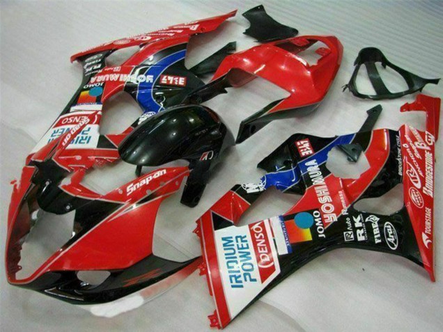 Carénages Moto Suzuki GSXR 1000 2003-2004 - Rouge Noir Bleu Yoshimura