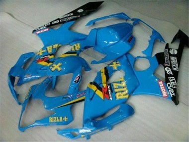 Carénages Moto Suzuki GSXR 1000 2005-2006 - Bleu Or Noir Rizla