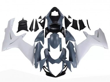 Carénages Moto Suzuki GSXR 600 / GSXR 750 2011-2024 - Nardo Gris Blanc