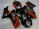 Carénages Moto Suzuki GSXR 1000 2007-2008 - Noir Orange