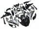 Carénages Moto Kawasaki Ninja H2 2015-2022 - Argent Noir Fibre de Carbone
