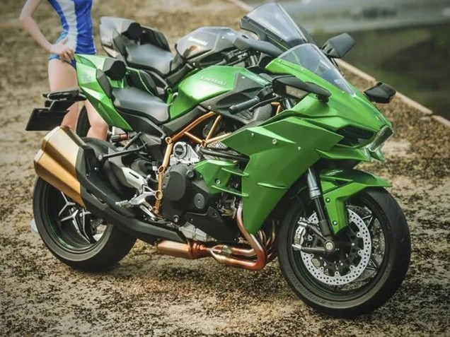 Carénages Moto Kawasaki Ninja H2 2015-2022 - Vert