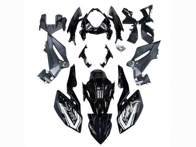 Carénages Moto Kawasaki Z400 2018-2024 - Noir Brillant