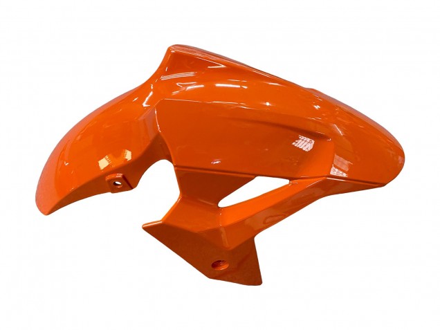 Carénages Moto Kawasaki Z400 2018-2024 - Orange Noir Brillant