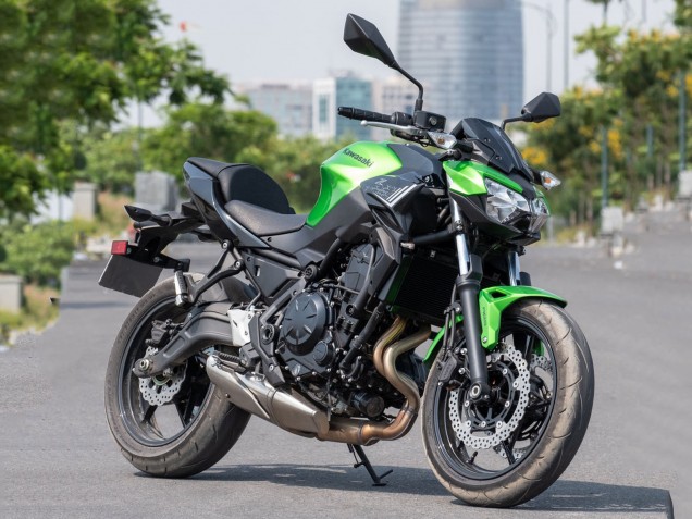 Carénages Moto Kawasaki Ninja Z650 2020-2023 - Vert Noir