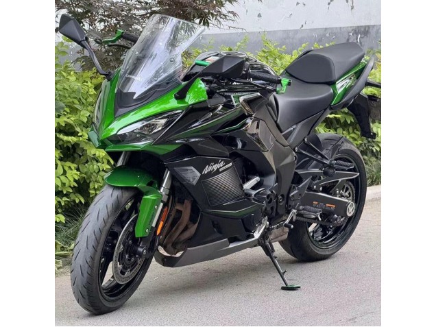 Carénages Moto Kawasaki Z1000SX 2020-2025 - Noir Gris Vert Ninja