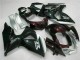 Carénages Moto Suzuki GSXR 1000 2009-2016 - Noir Brillant Argent Blanc
