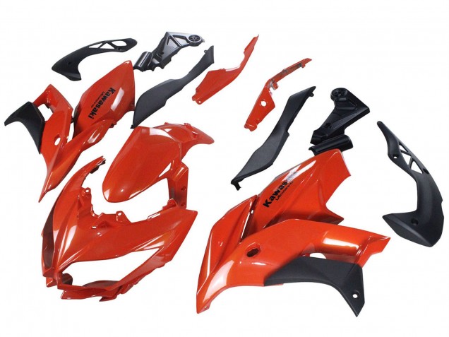 Carénages Moto Kawasaki Versys 650 2015-2020 - Rouge Noir Mat