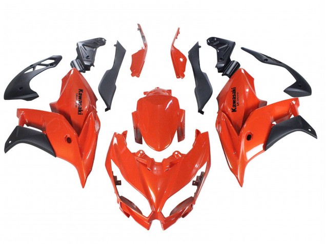 Carénages Moto Kawasaki Versys 650 2015-2020 - Rouge Noir Mat