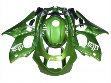 Kits Carénage Moto Yamaha YZF600R Thundercat 1996-2007 - Vert Blanc