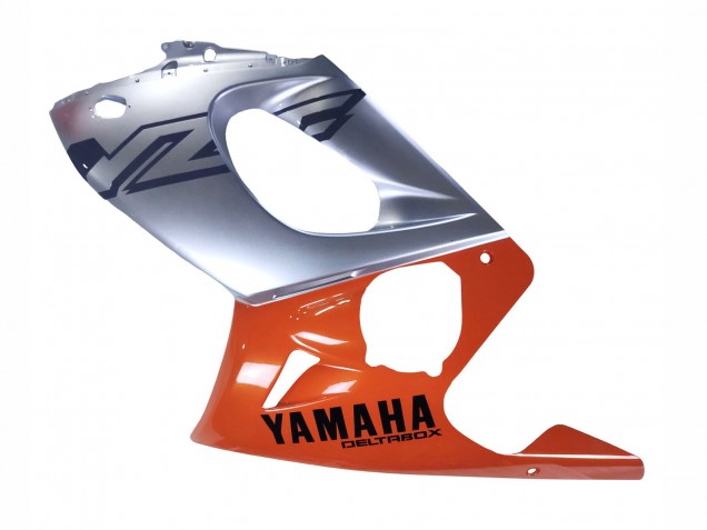 Carénages Moto Yamaha YZF600R Thundercat 1996-2007 - Orange Gris Noir Brillant