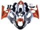 Carénages Moto Yamaha YZF600R Thundercat 1996-2007 - Orange Gris Noir Brillant