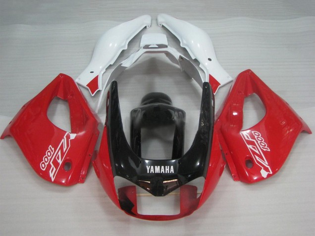 Carénages Moto Yamaha YZF 1000R Thundecourses 1997-2007 - Blanc Rouge