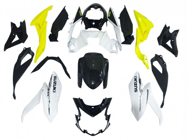 Carénages Moto Suzuki GSX-S 750 2017-2022 - Blanc Jaune