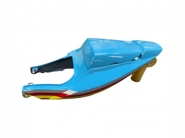 Carénages Moto Suzuki SV650 2003-2013 - Bleu Jaune Rouge Argent Requin