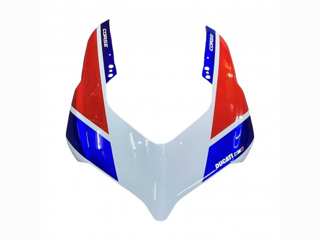 Carénages Moto Ducati Panigale V4 V4S 2018-2019 - Blanc Argent Rouge Noir Brillant