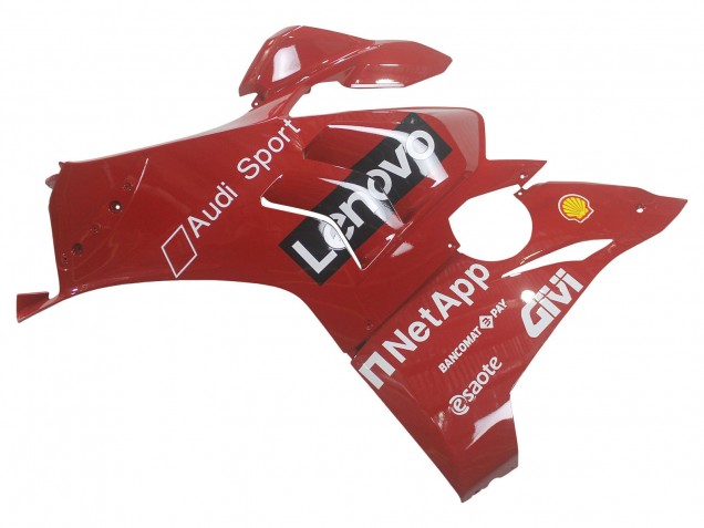 Carénage Moto Ducati Panigale V4 V4S 2020-2021 - Rouge Noir Brillant Lenovo 117