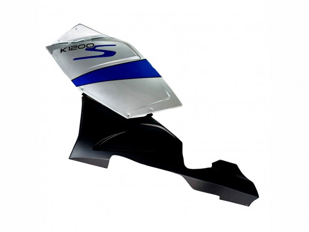 Kits Carénage Moto ABS BMW K1200S 2005-2010 - Argent Bleu Noir
