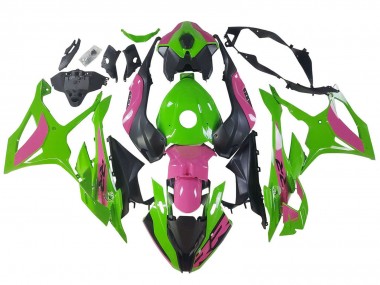 Carénages Moto BMW S1000RR 2023-2024 - Rose Vert Noir