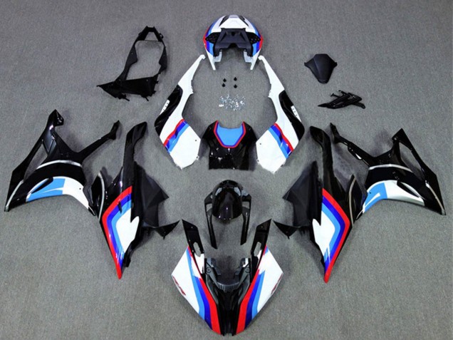 Carénages Moto BMW S1000RR 2019-2022 - Noir Blanc Bleu Rouge