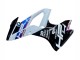Kits Carénage Moto BMW S1000RR 2015-2016 - Blanc Bleu Noir Brillant