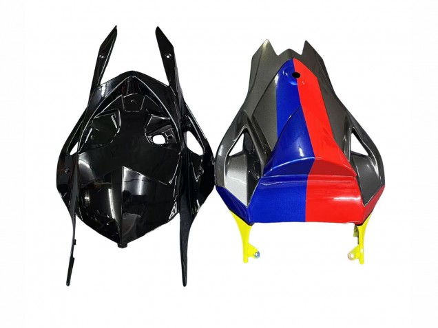 Carénages Moto BMW S1000RR 2009-2014 - Rouge Bleu Jaune Requin