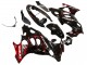 Carénages Moto Suzuki GSX600F/GSX750F 2004-2006 - Noir Brillant Rouge Flamme