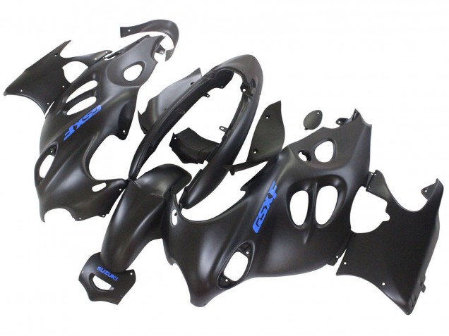 Carénages Moto Suzuki GSX600F/GSX750F 2004-2006 - Noir Mat Bleu Logo