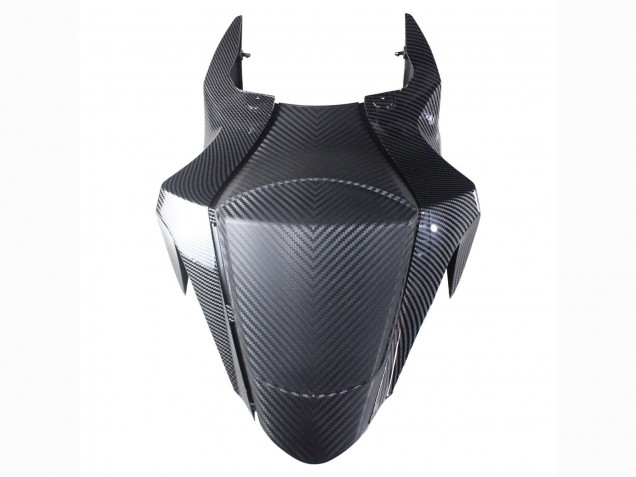 Carénages Moto Suzuki GSXR 600 / GSXR 750 2011-2024 - Noir Fibre de Carbone Rouge