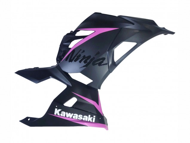 Carénages Moto Kawasaki Ninja 400 2018-2024 - Noir Mat Rose