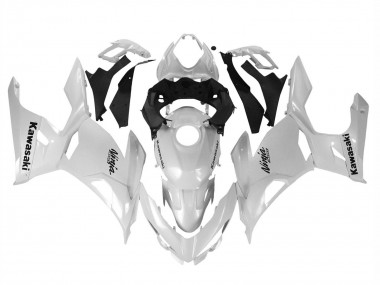 Carénages Moto Kawasaki Ninja 400 2018-2024 - Blanc Brillant