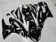 Carénages Moto Kawasaki ZX6R 2009-2012 - Noir Brillant Blanc Ninja