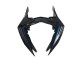 Carénages Moto Kawasaki EX300 2013-2024 - Noir Brillant Bleu