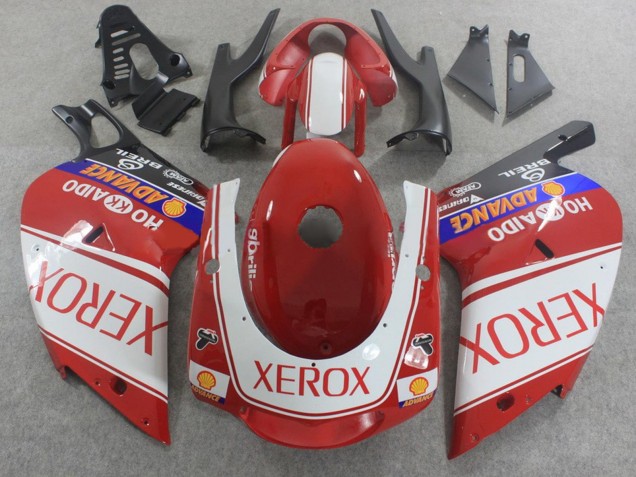 Carénages Moto Aprilia RS125 2000-2005 - Blanc Rouge Bleu Xerox