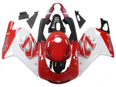 Carénages Moto Aprilia RS125 2000-2005 - Blanc Rouge