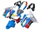 Carénages Moto Honda CBR600 F4i 2004-2007 - Blanc Bleu Vert Rouge