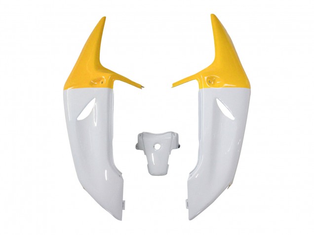 Carénages Moto Honda CBR900RR 919 1998-1999 - Blanc Jaune Noir Brillant