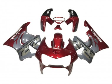 Carénages Moto Honda CBR900RR 919 1998-1999 - Rouge Foncé Gris