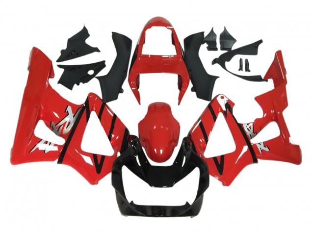 Carénages Moto Honda CBR900RR 929 2000-2001 - Rouge Noir Brillant